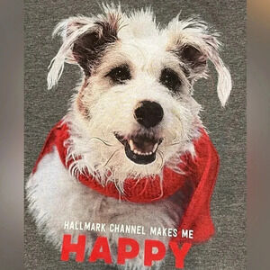 Hallmark Channel The Heart of TV Shirt “Hallmark Channel Makes Me HAPPY” Size S